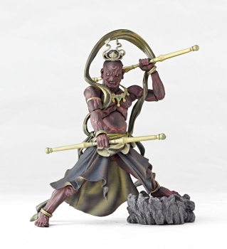 Takeya Takayuki Buddhist Actionfigur Revoltech Takeya No. 018 Kongorikishi Agyou 14 cm