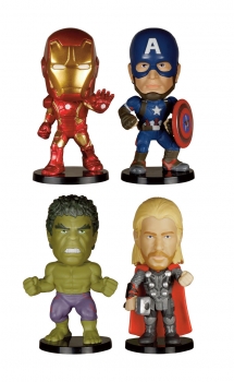 Avengers Age of Ultron Mini Wacky Wobblers Wackelkopf-Figuren 4er-Pack 7 cm