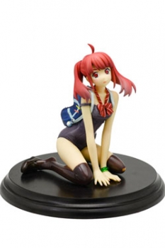 Poyoyon Rock Artwork Collection Resi Carat Statue Cover Girl Sitting Pose Regular Edition 13 cm