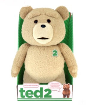 Ted 2 Animierte Plüschfigur mit Sound Clean 40 cm *Englische Version*