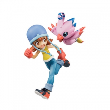 Digimon Adventure G.E.M. Serie PVC Statue Sora & Piyomon 16 cm