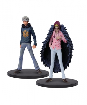 One Piece DXF Figuren 17 cm Sortiment Trafalgar Law & Corazon