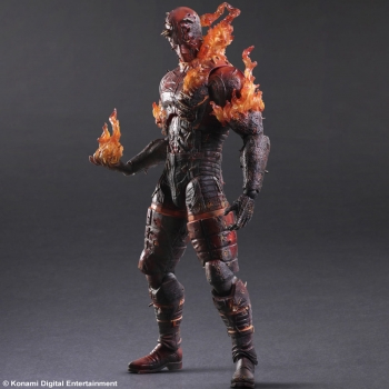 Metal Gear Solid V The Phantom Pain Play Arts Kai Actionfigur Man on Fire 29 cm