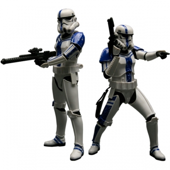 Star Wars ARTFX+ Statuen-Doppelpack Stormtrooper Commander SDCC 2011 Exclusive 20 cm