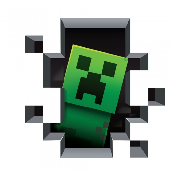 Minecraft Wandaufkleber Creeper Inside Wall