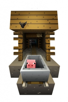 Minecraft Wandaufkleber Creeper Mineshaft