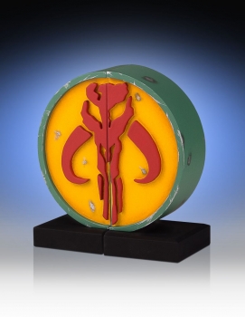 Star Wars Buchstützen Mandalorian Logo 11 cm