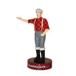 Monty Python Shakems Wackelfigur mit Sound Lumberjack 18 cm *Englische Version*