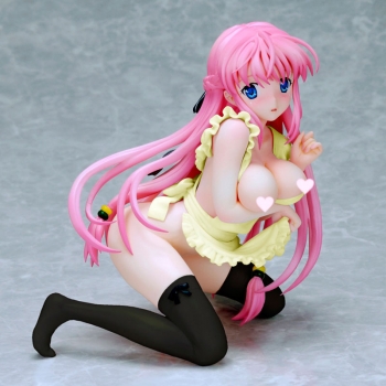 Kanojo x Kanojo x Kanojo Statue 1/6 Akina Orifushi Naked Apron Yellow Ver. 15 cm