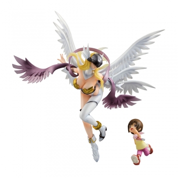 Digimon Adventure G.E.M. Serie PVC Statue Angewomon & Kari 19 cm