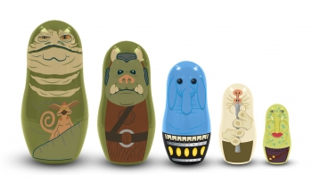 Star Wars Matrjoschka-Puppen Set Jabbas Palace EE Exclusive 12 cm