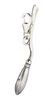 Harry Potter Clip-On Anhänger Nimbus 2000 Broomstick (Sterling Silber)