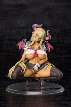 Comic Unreal Vol. 33 Cover Gal PVC Statue 1/6 Sailor Succubus Sapphire Poison Black 18 cm