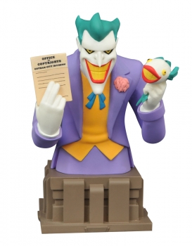 Batman The Animated Series Büste Laughing Fish Joker EE Exclusive 15 cm