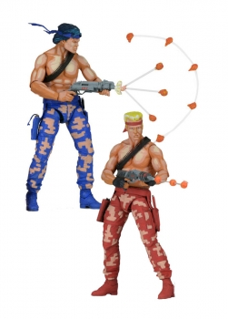 Contra Actionfiguren Doppelpack Bill & Lance Video Game Appearance 18 cm
