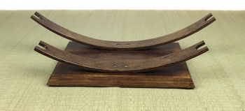 Design Schwertständer für 2 Schwerter braun