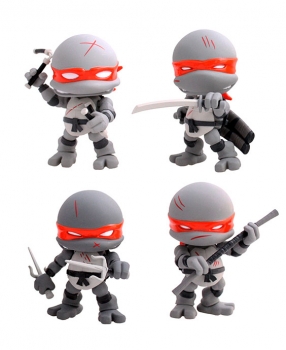 Teenage Mutant Ninja Turtles Action Vinyl Figuren 4er-Pack Battle Damage 8 cm