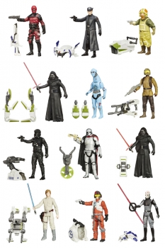 Star Wars Actionfiguren 10 cm 2015 Jungle/Space Wave 2 Revision 2 Sortiment