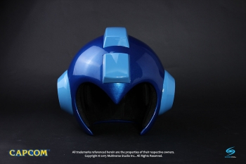MegaMan Replik 1/1 Tragbarer MegaMan Helm mit Leuchtfunktion
