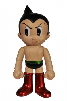 Astro Boy Hikari Sofubi Vinyl Actionfigur Astro Boy Classic Metallic 19 cm