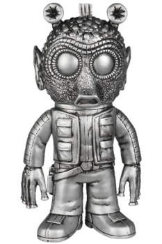 Star Wars Hikari Sofubi Vinyl Actionfigur Platinum Greedo 19 cm