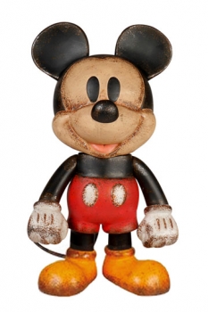 Disney Hikari Sofubi Vinyl Actionfigur Vintage Mickey Mouse 19 cm