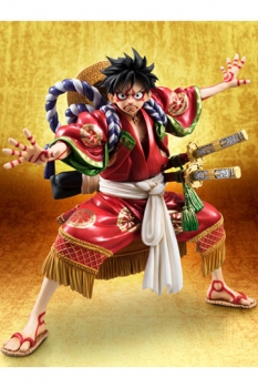 One Piece Excellent Model P.O.P PVC Statue Monkey D. Luffy Kabuki Edition 21 cm