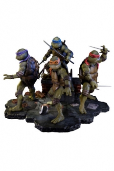 Teenage Mutant Ninja Turtles 1990 Statuen Sideshow Exclusive Set