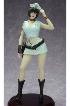 Rubbers Dream Kikaku Statue 1/5 Akari Uehonmachi I love Colt Navy-51 White Ver. 31 cm