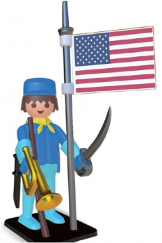 Playmobil Nostalgie Collection Statue Amerikanischer Reiter 25 cm