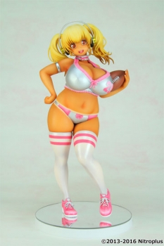 Super Pochaco PVC Statue 1/7 Super Pochaco Lingerie Football Suntanned Ver. 24 cm