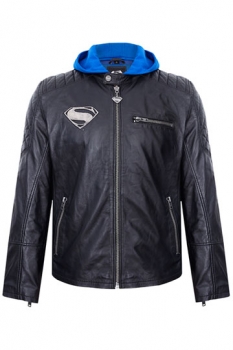 Batman v Superman Dawn of Justice Lederjacke Superman Hero 2