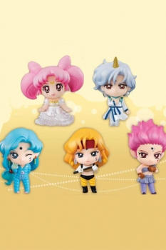 Sailor Moon Petit Chara Pretty Guardian Sammelfiguren 5er-Pack Sailor Moon SuperS 6 cm