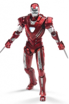 Iron Man 3 Diecast Actionfigur 1/12 Mark 33 Silver Centurion 20 cm