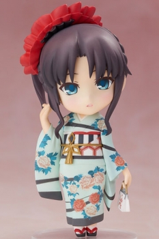 Fate/ Stay Night Chara Forme Plus PVC Statue Rin Tohsaka Kimono Version 10 cm