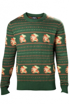 The Legend of Zelda Pullover Link Christmas grün