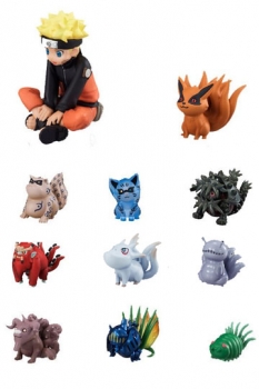 Naruto Minifiguren 11er-Pack Naruto & Bijyu 3 - 7 cm