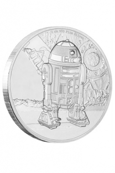 Star Wars Classic 1 Oz Silbermünze R2-D2