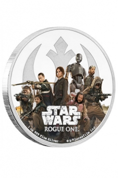 Star Wars Rogue One 1 Oz Silbermünze Rebel Alliance