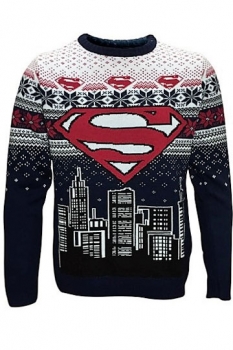 DC Comics Strickpullover Superman Christmas