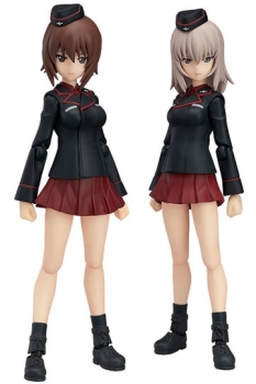 Girls und Panzer der Film Figma Actionfiguren Doppelpack Maho Nishizumi & Erika Itsumi 13 cm