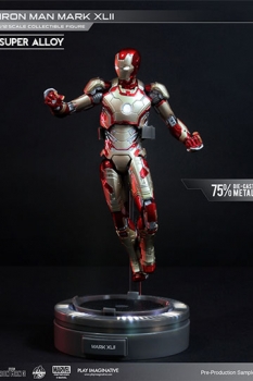 Iron Man 3 Super Alloy Actionfigur 1/12 Iron Man Mark XLII 15 cm