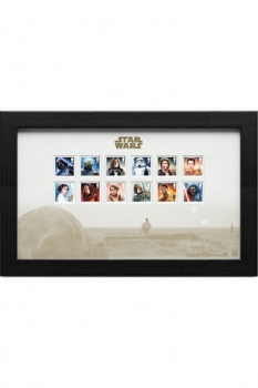 Star Wars Briefmarken im Rahmen Characters 43 x 27 cm