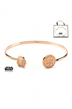 Star Wars Edelstahl-Armband Cuff Bangle Stormtrooper (vergoldet)