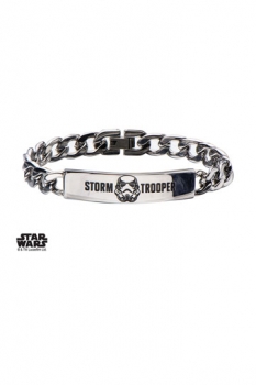 Star Wars Edelstahl-Armband Curb Chain Stormtrooper