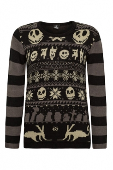 Nightmare Before Christmas Girlie Strickpullover XMAS