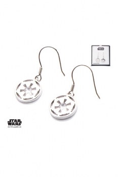 Star Wars Ohrringe Galactic Empire Symbol (Sterling Silber)