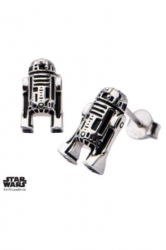 Star Wars Ohrringe R2-D2 (Sterling Silber)