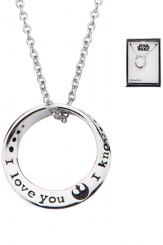 Star Wars Halskette I love you. I know 46 cm (Sterling Silber)