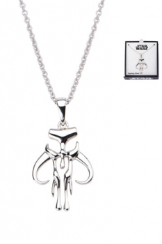 Star Wars Halskette Mandalorian Symbol 46 cm (Sterling Silber)
